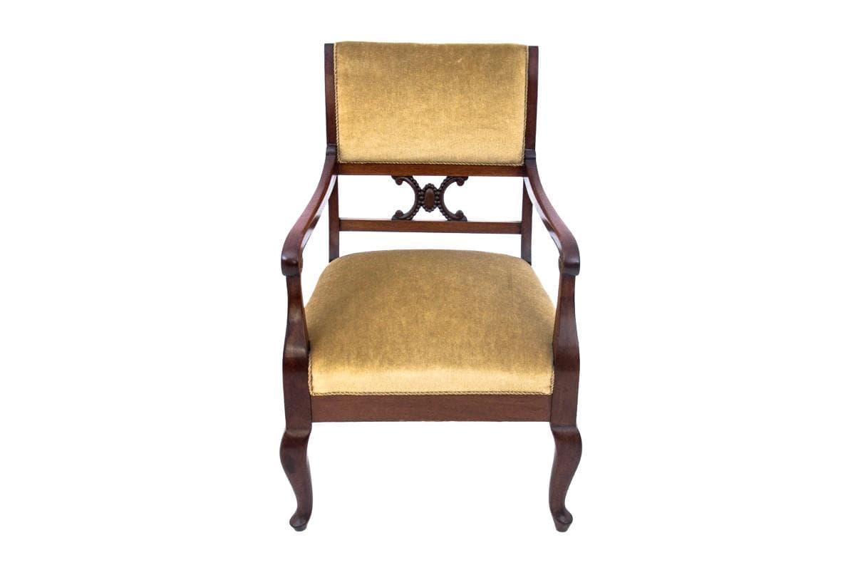 Orzechowy fotel, Skandynawia, lata 20.