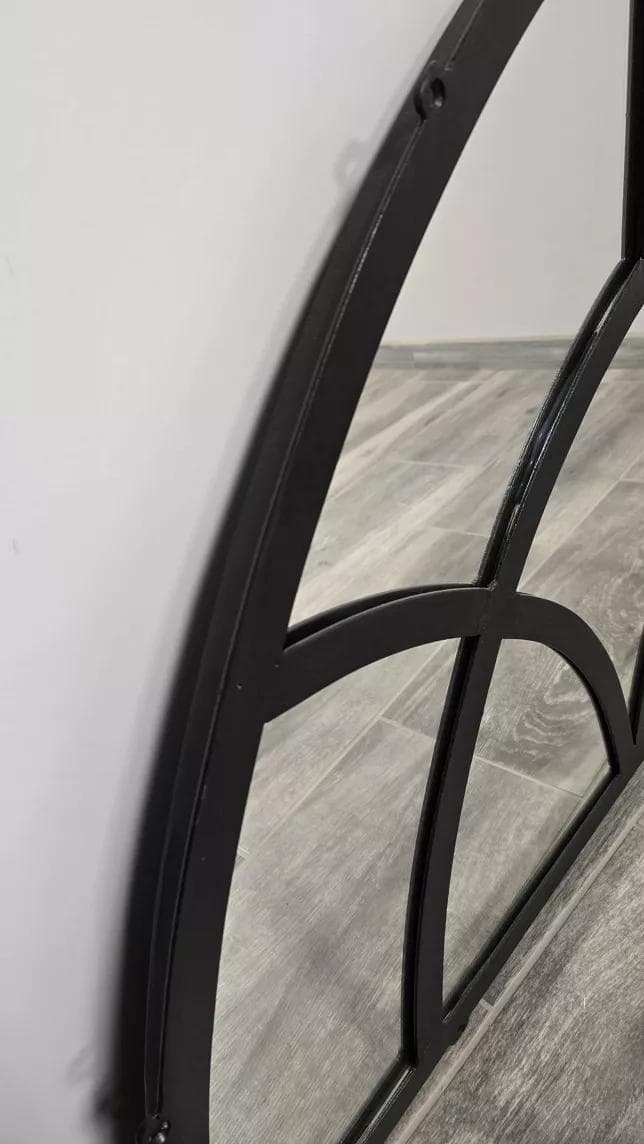 Decorative frame, stained glass, black metal, Art Deco, early 20th c. - 48875