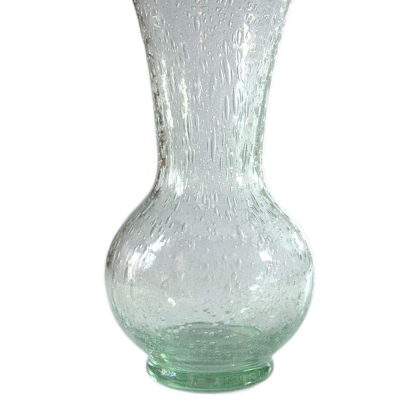 Zielony wazon ze szkła sodowego, La Verrerie de Biot, Francja, lata 70. - 4780