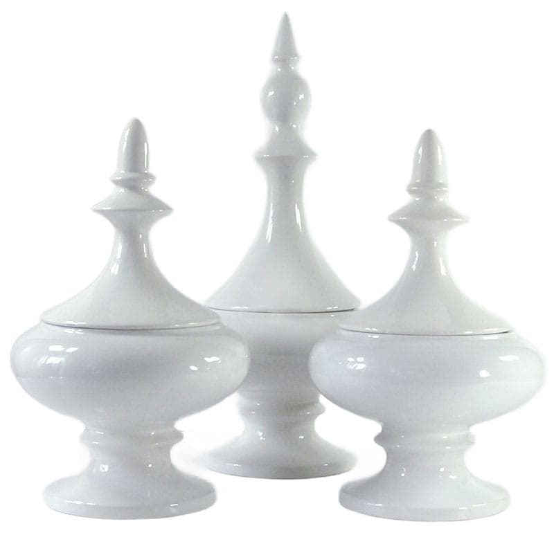 Białe pojemniki ceramiczne, Francja, XXI w. - 4762