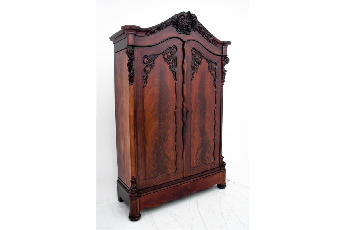Mahogany Antique Wardrobe, France, Turn of the 19th and 20th Century - 49433