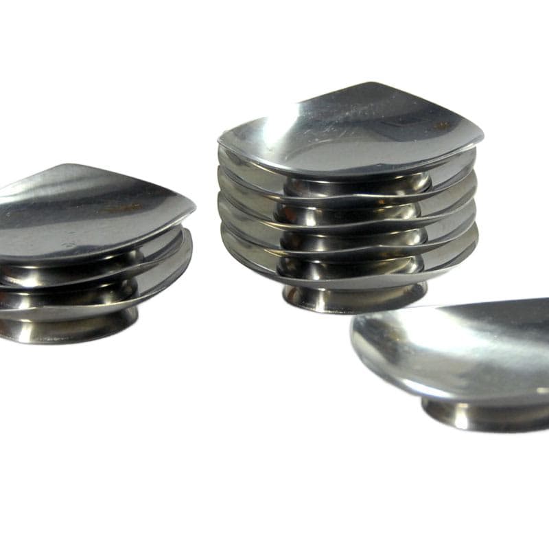 Srebrny zestaw świeczników, proj. A. Jacobsen dla Stelton, Dania, lata 60. - 4793