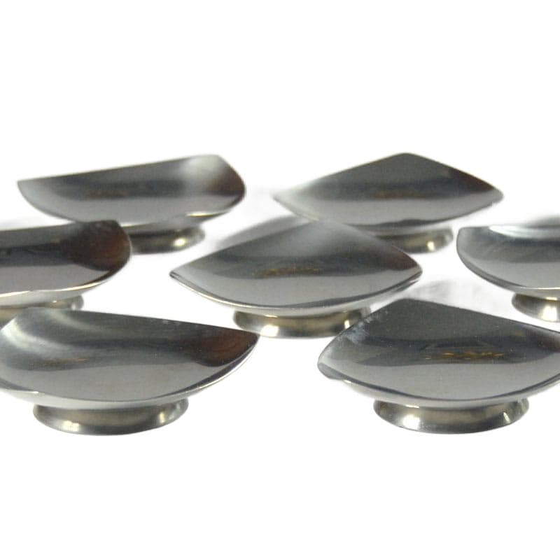 Srebrny zestaw świeczników, proj. A. Jacobsen dla Stelton, Dania, lata 60. - 4790