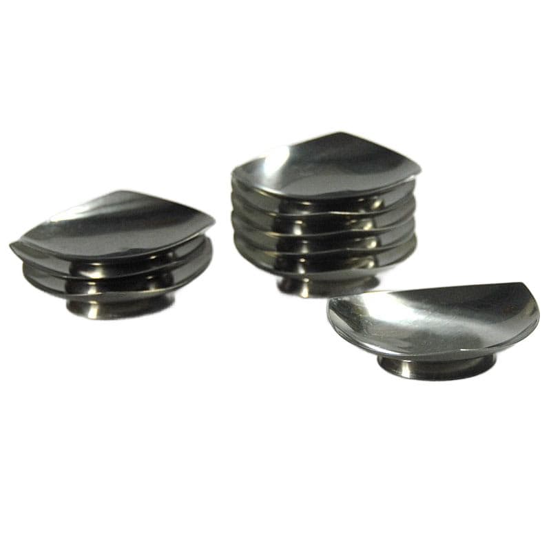 Srebrny zestaw świeczników, proj. A. Jacobsen dla Stelton, Dania, lata 60. - 4794