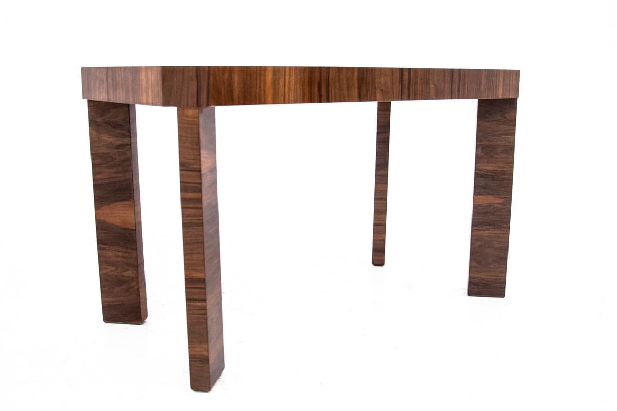 Walnut Coffee Table, Art Deco Style, Poland, 1960s - 49548