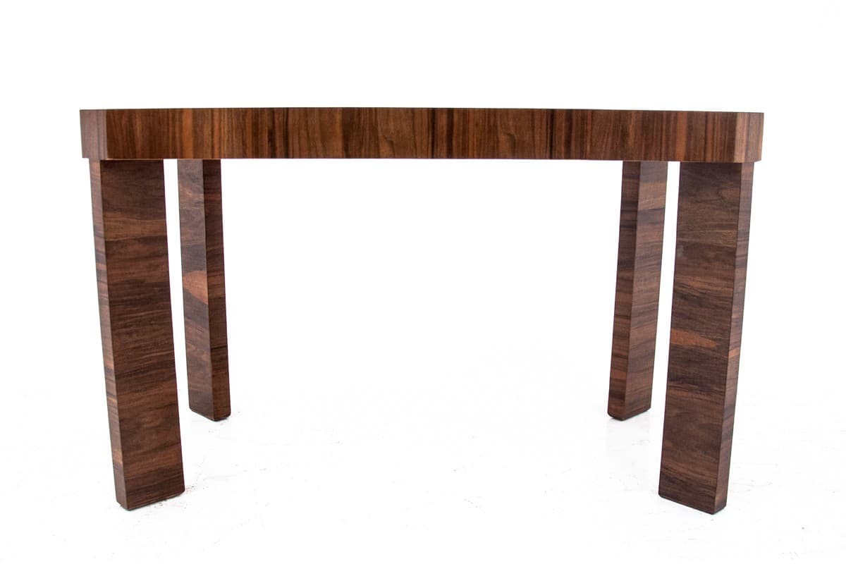 Walnut Coffee Table, Art Deco Style, Poland, 1960s - 49546