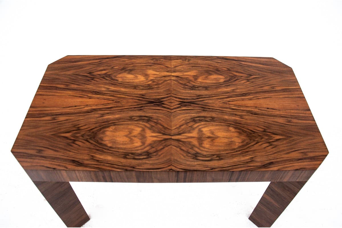 Walnut Coffee Table, Art Deco Style, Poland, 1960s - 49549