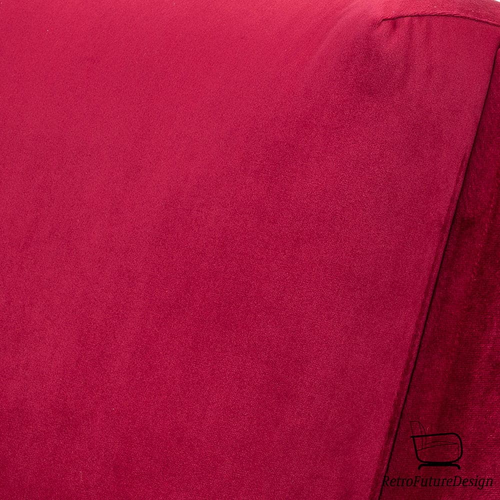 Armchair S 411, Bauhaus, red velvet, Germany, 1930s. - 48291