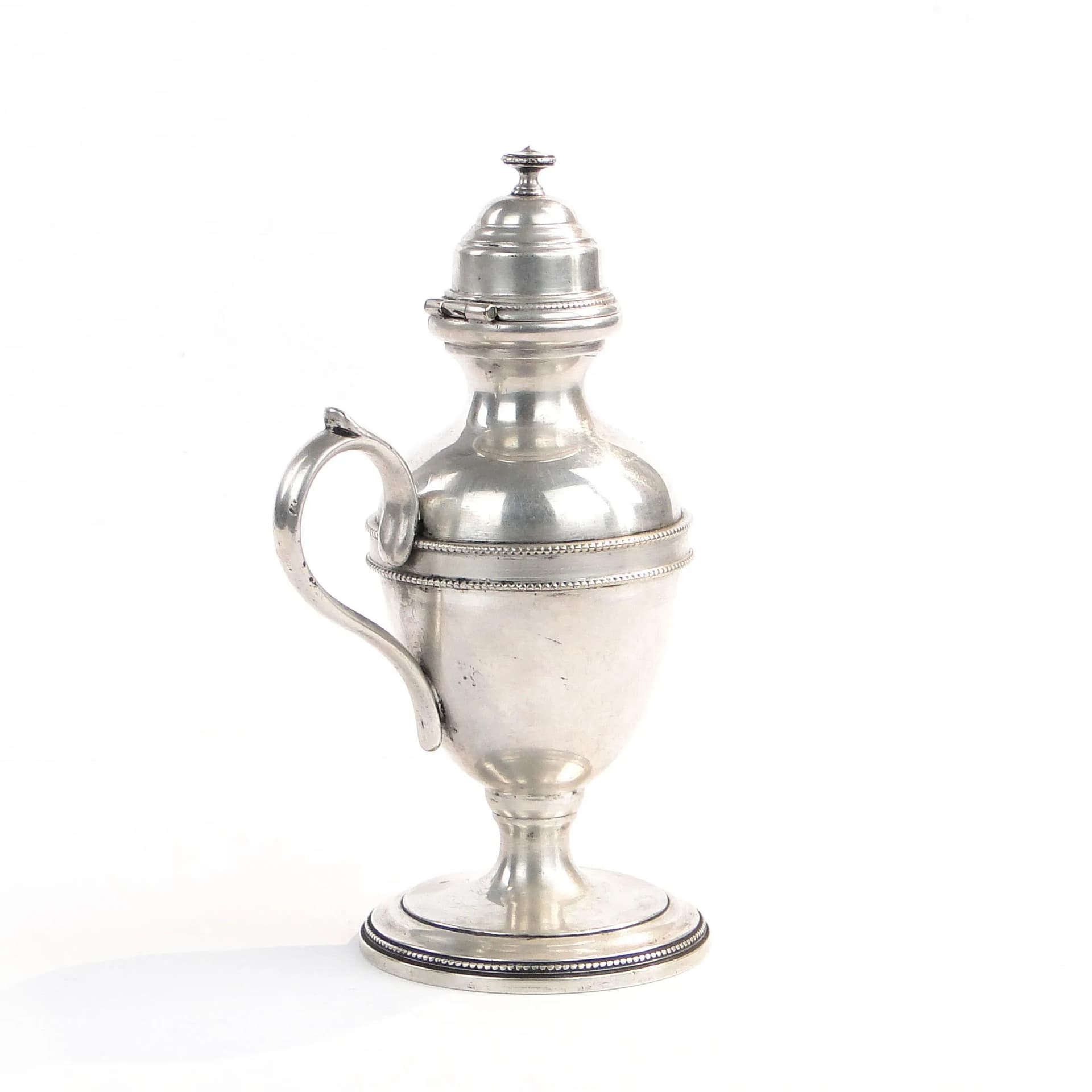 Srebrzona lampka oliwna stołowa, Fraget. - 49414