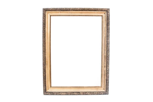 Złote lustro barokowe, Europa Zachodnia, brak danych o dekadzie - WYMIARY