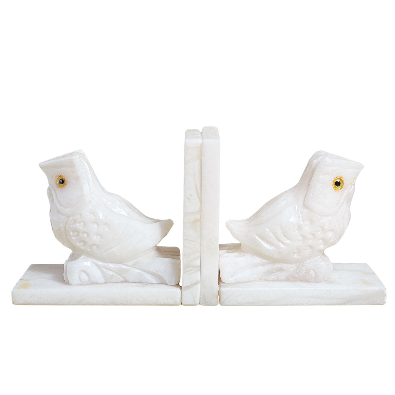 Podpórki do książek wykonane z pięknego marmuru.