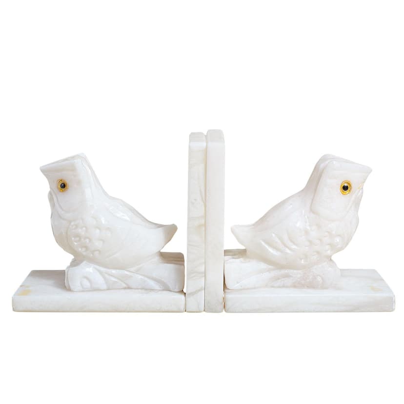 Podpórki do książek wykonane z pięknego marmuru.