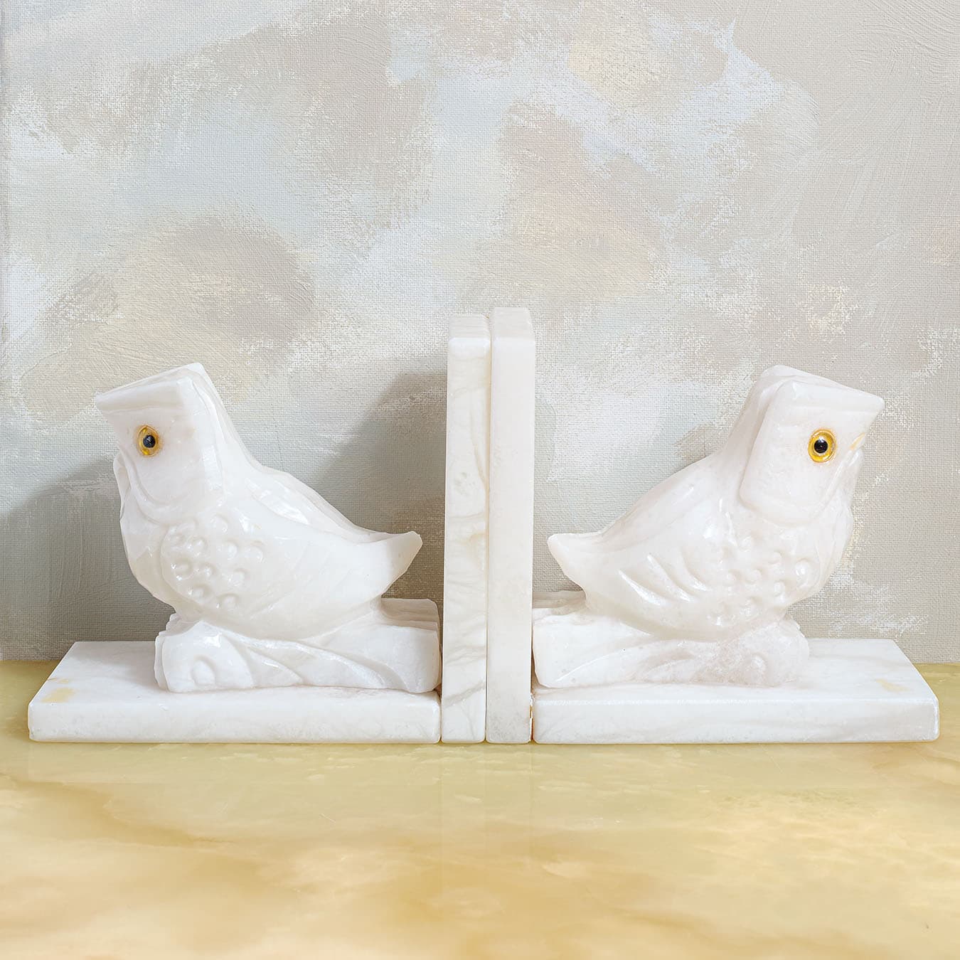 Podpórki do książek wykonane z pięknego marmuru. - 50905