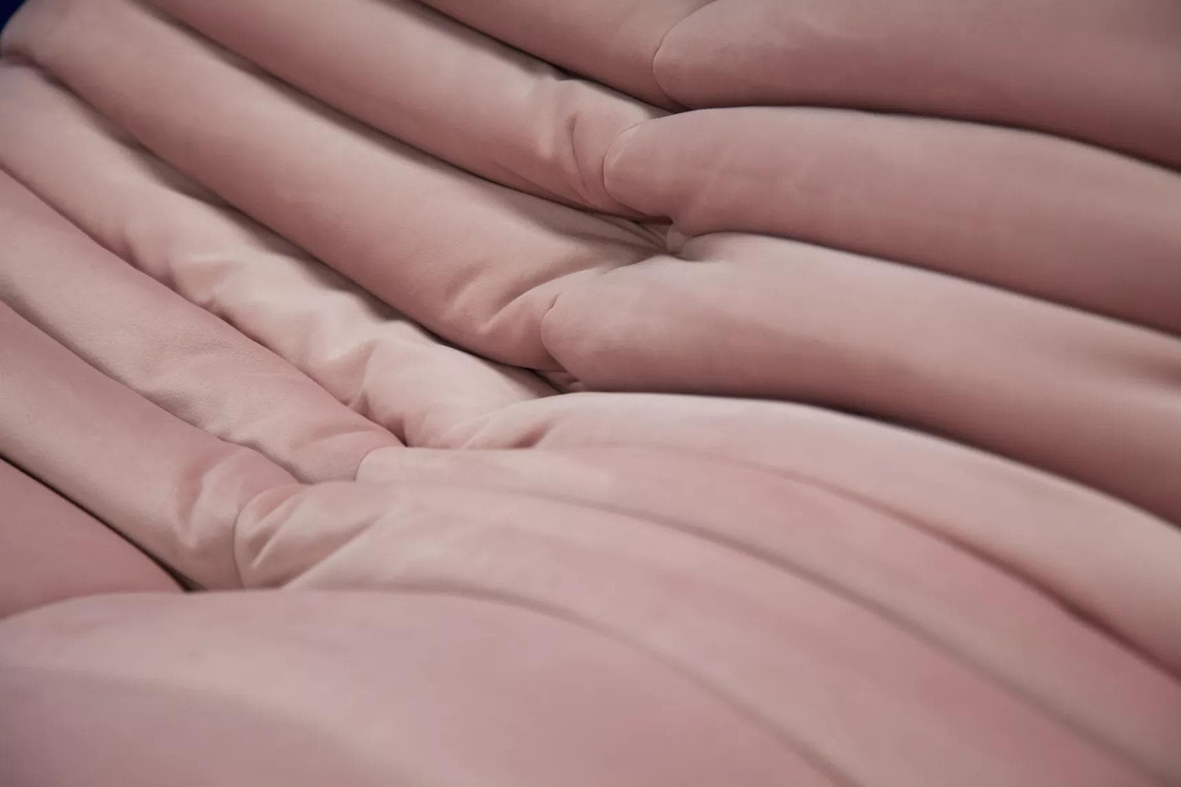 Sofa Togo dwuosobowa, velvet różowy jasny - 51155