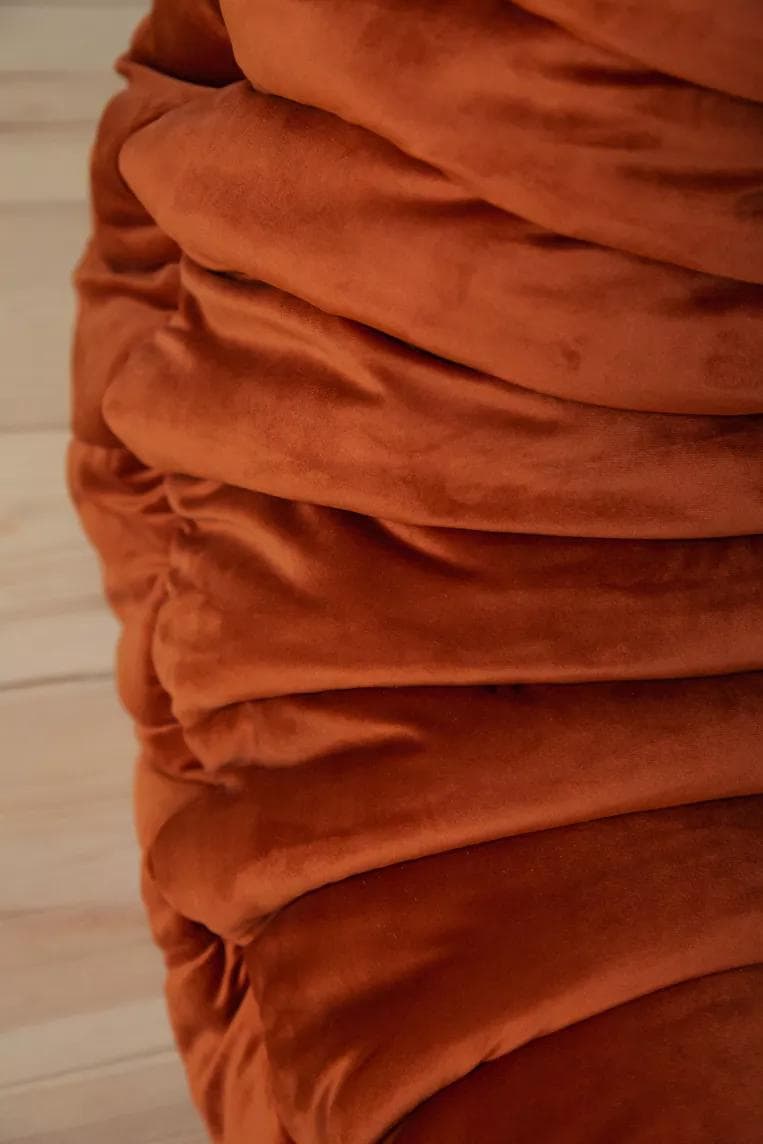 Sofa Togo dwuosobowa, velvet pomarańczowy bursztyn - 51137