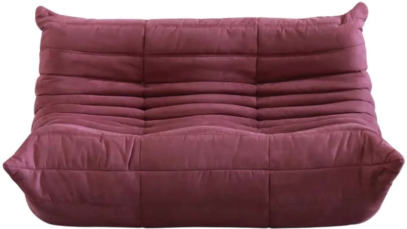 Sofa Togo dwuosobowa, mikrofibra fuksja