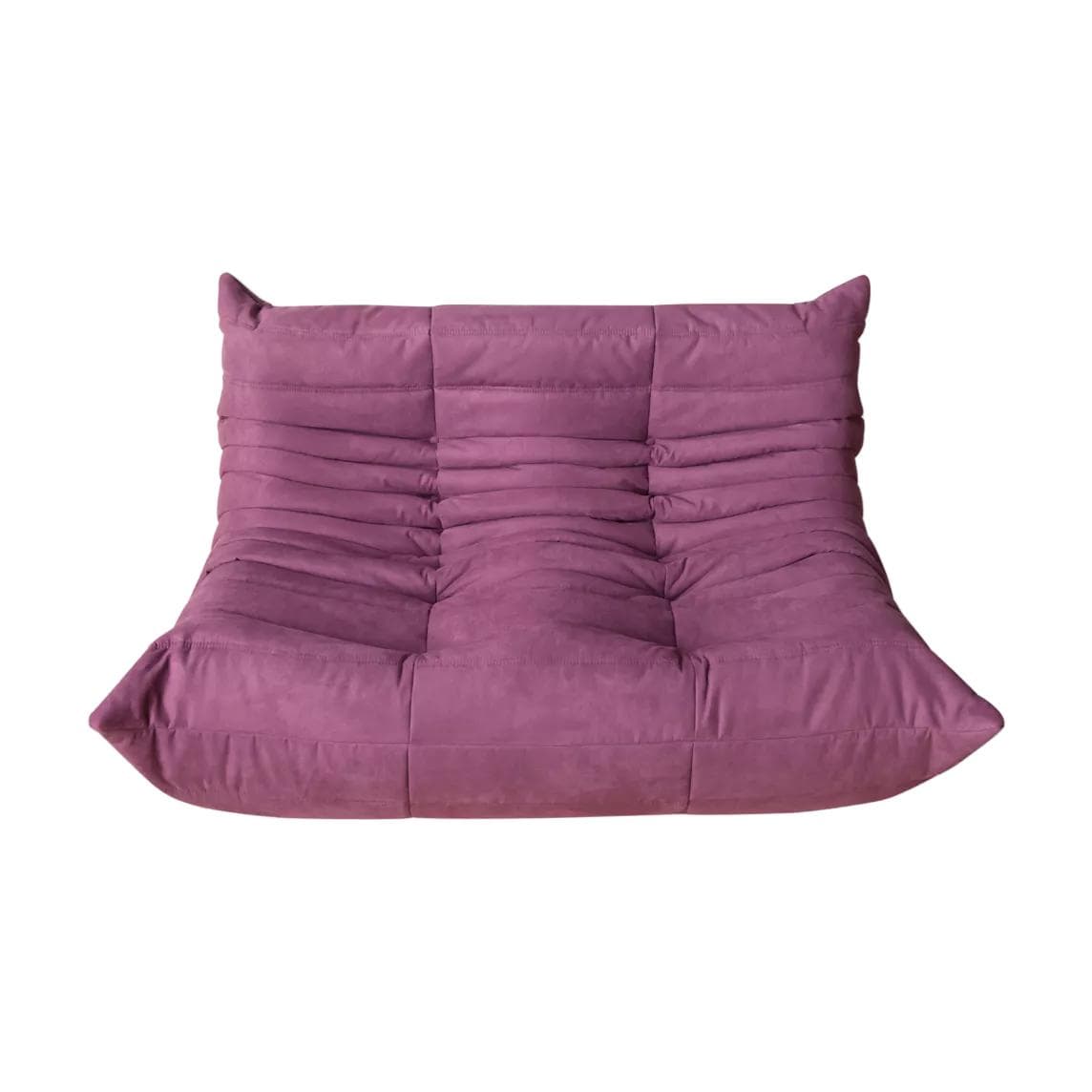 Sofa Togo dwuosobowa, mikrofibra bakłażan - 51112