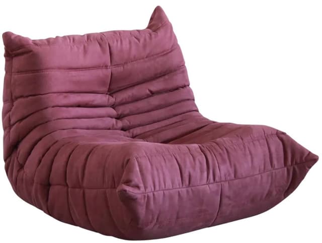 Fotel wypoczynkowy Togo, mikrofibra fuksja - WYMIARY