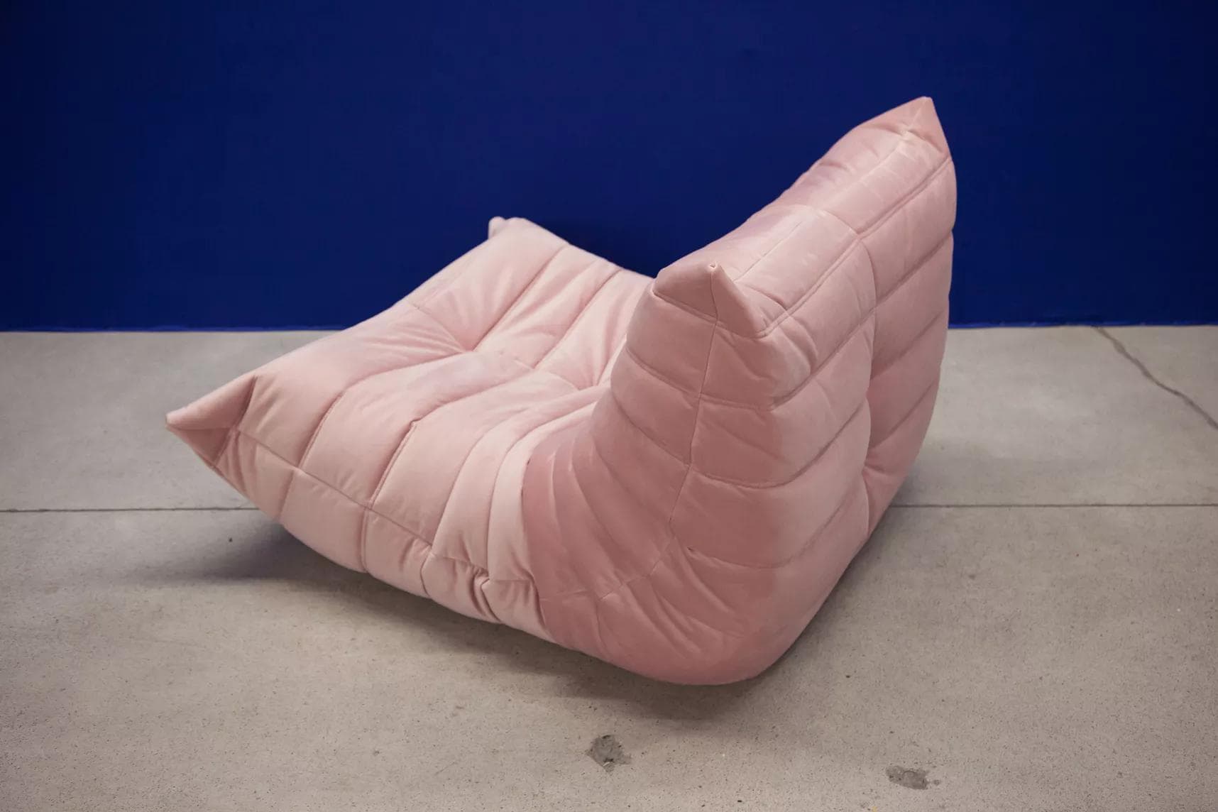 Fotel wypoczynkowy Togo, velvet różowy jasny - 51211