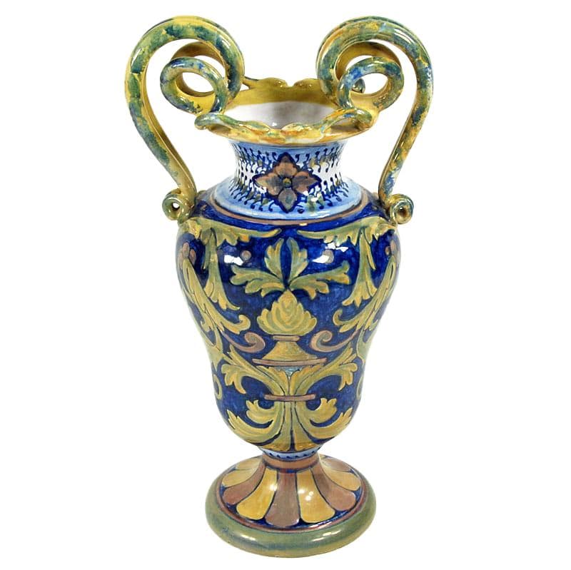 Majolikowy wazon, proj. A. Rubboli, Włochy, lata 30. - 4845