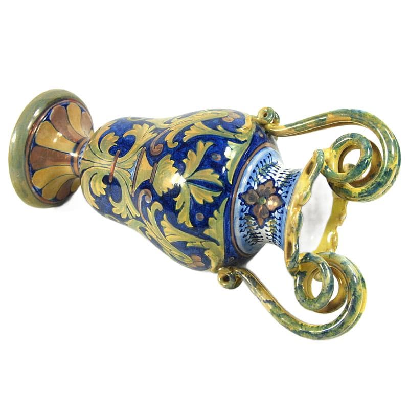 Majolikowy wazon, proj. A. Rubboli, Włochy, lata 30. - 4849