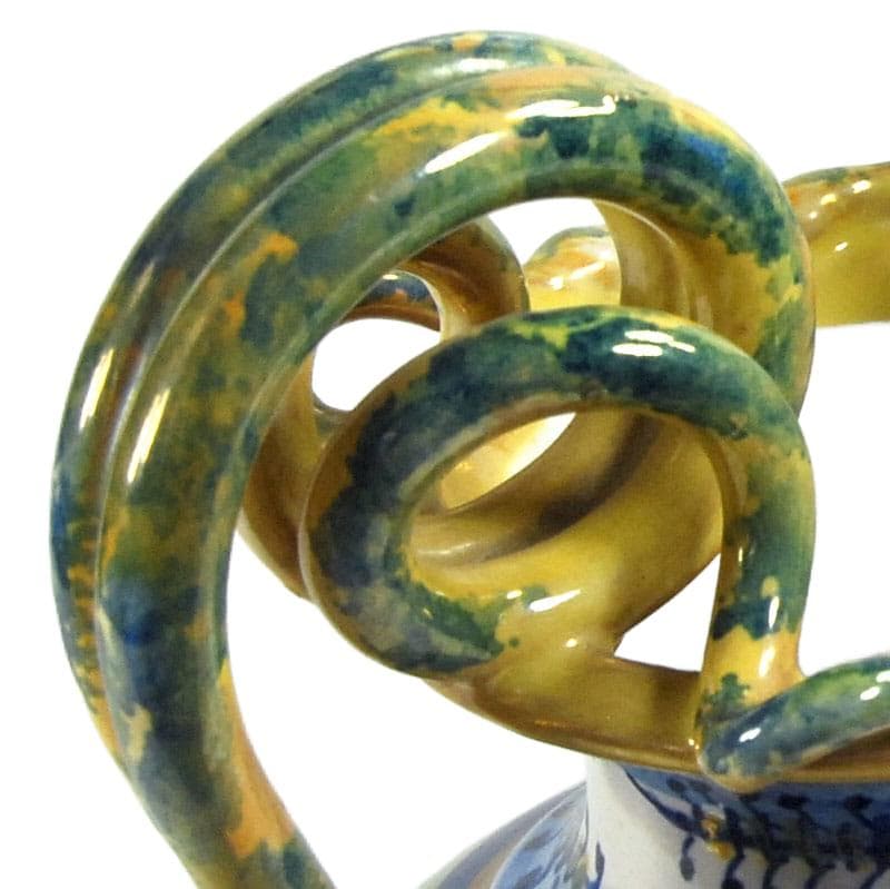 Majolikowy wazon, proj. A. Rubboli, Włochy, lata 30. - 4847