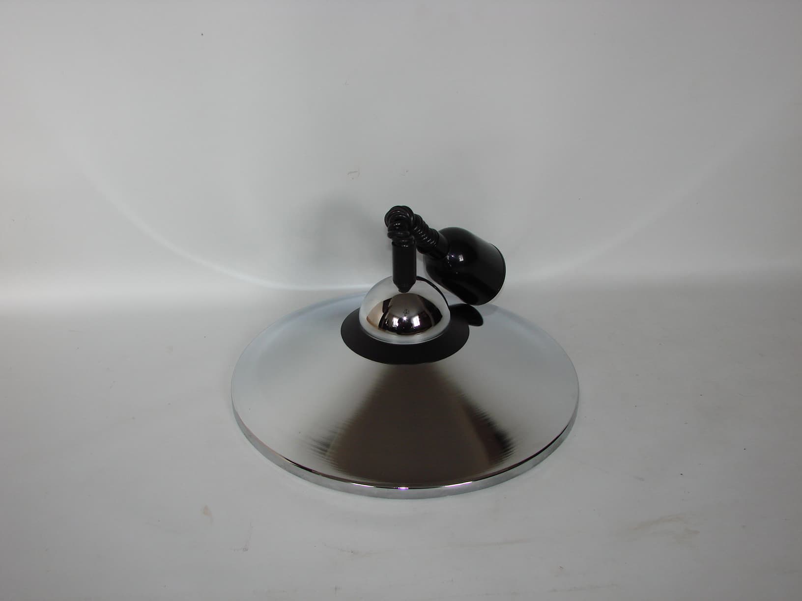 Pendant lamp, chrome metal, H&H Leuchten, Germany, 1980s. - 51631