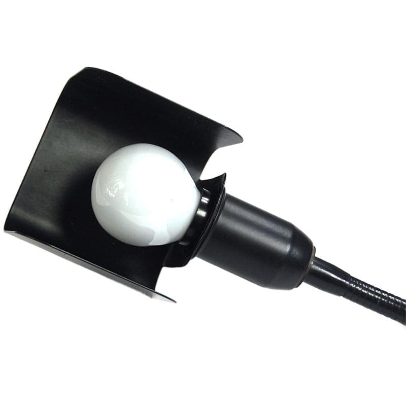 Czarna lampa biurkowa, Veneta Lumi, Włochy, lata 80. - 4831