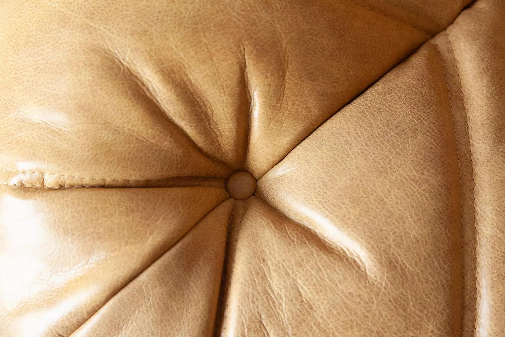 Narożnik Togo, skóra brązowa camel - 51887