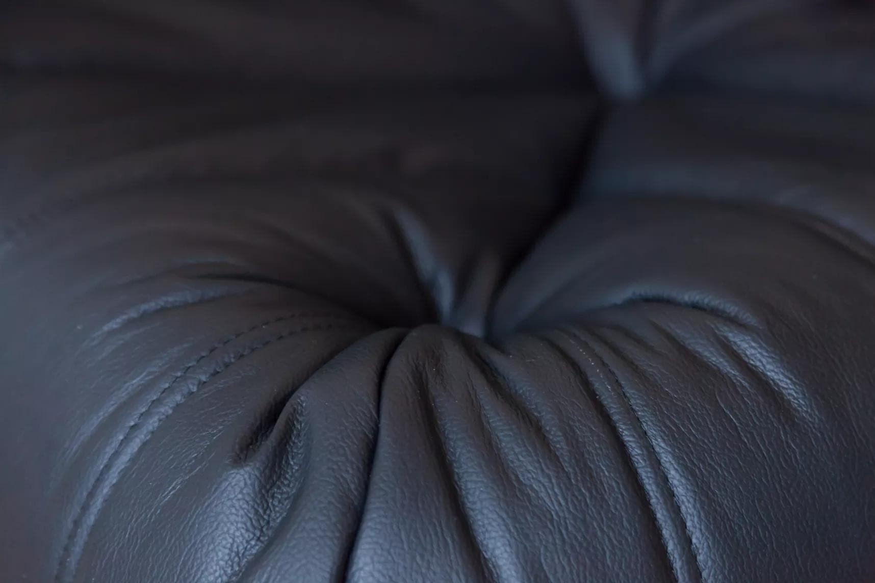 Narożnik Togo, skóra czarna madras - 51871