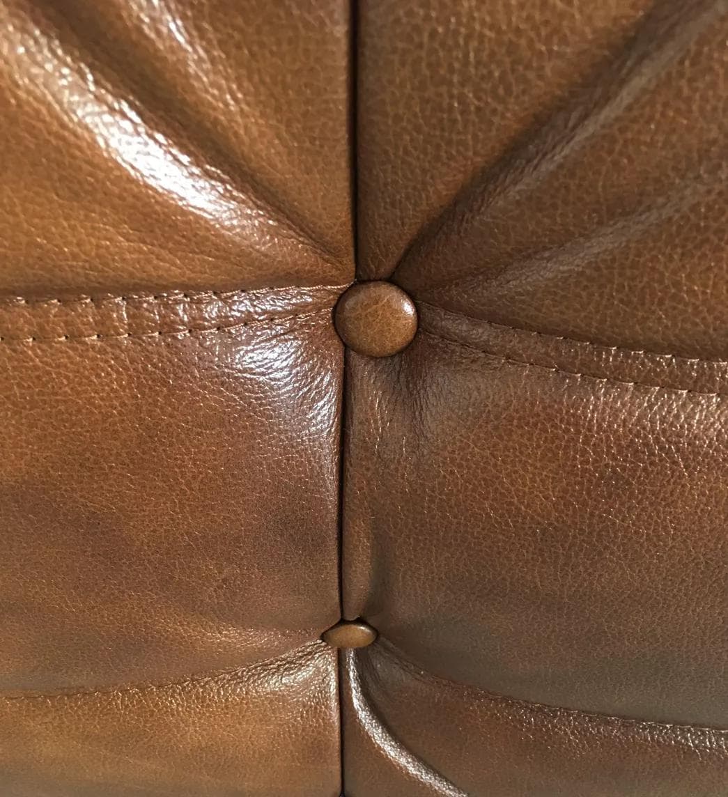 Narożnik Togo, skóra brązowa shine antique - 51860