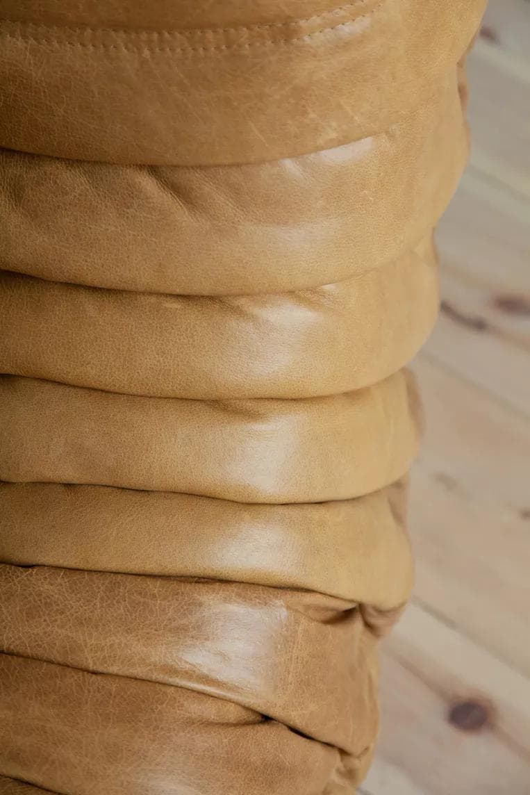 Sofa Togo dwuosobowa, skóra brązowa camel - 51824