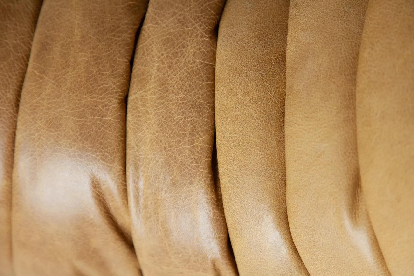 Fotel wypoczynkowy Togo, skóra brązowa camel - 51805