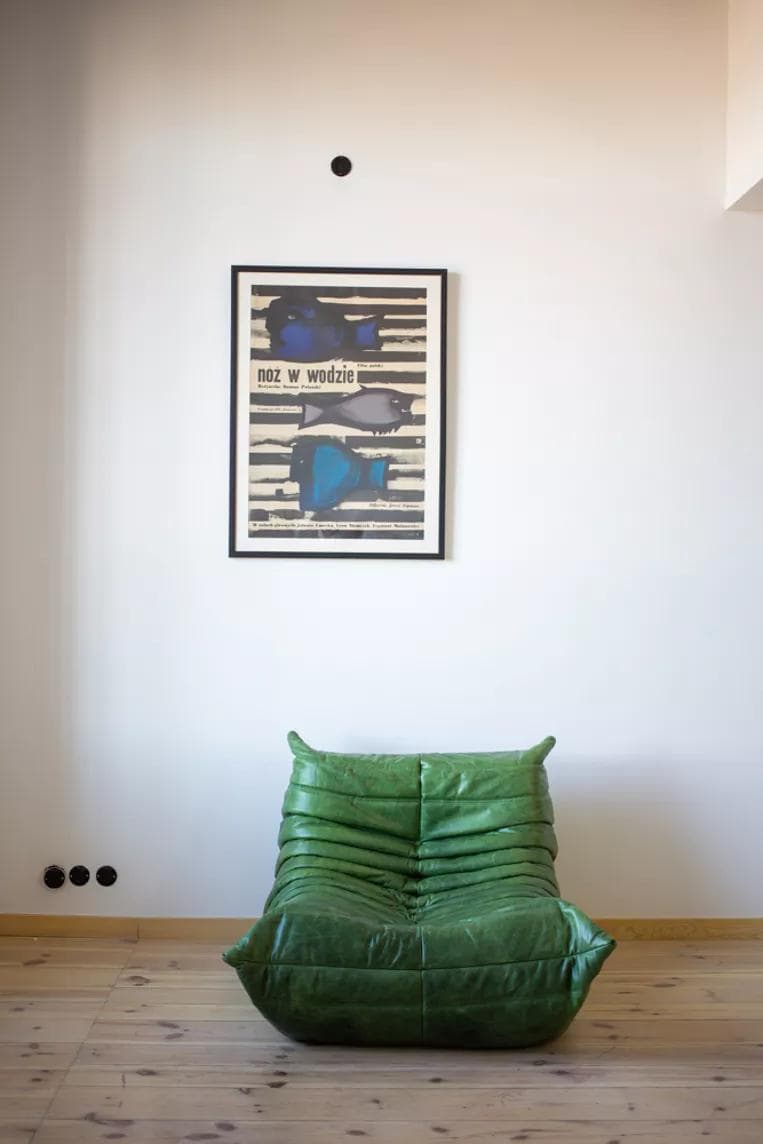 Fotel wypoczynkowy Togo, skóra zielona dubai - 51798