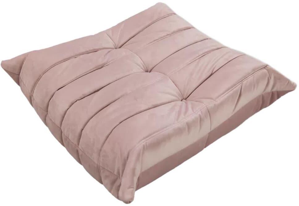 Podnóżek Togo, velvet różowy jasny