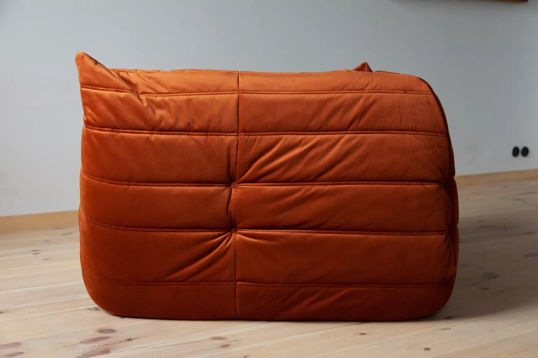 Narożnik Togo, velvet pomarańczowy bursztyn - 51738