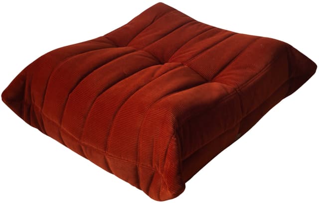 Podnóżek Togo, cord bursztyn - WYMIARY