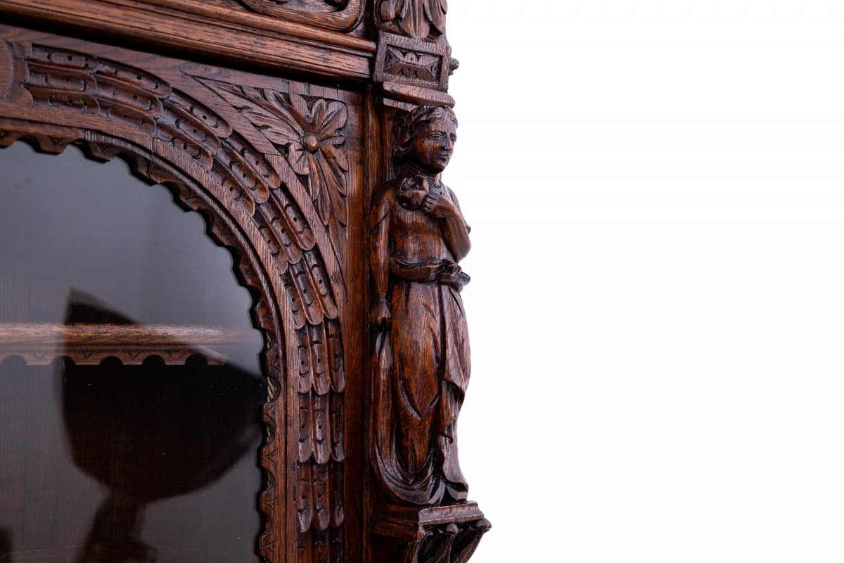 Dark Brown Baroque Sideboard, France, 1880s - 49607