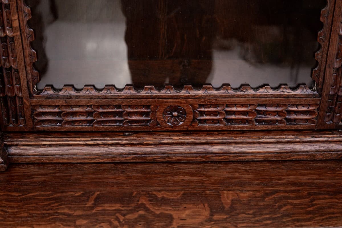 Dark Brown Baroque Sideboard, France, 1880s - 49610