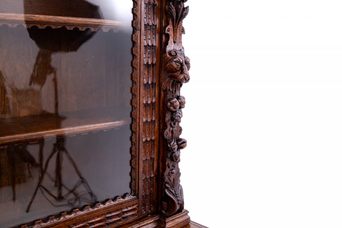 Dark Brown Baroque Sideboard, France, 1880s - 49611