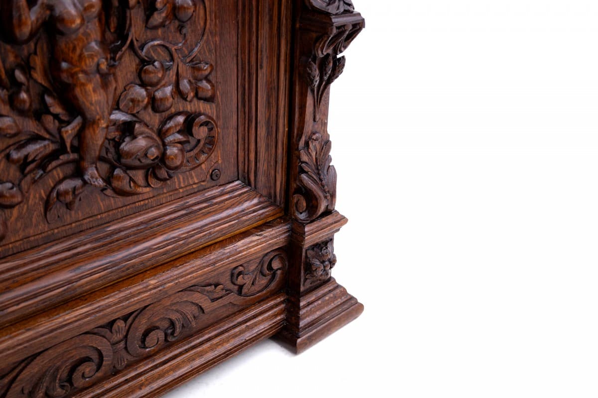 Dark Brown Baroque Sideboard, France, 1880s - 49615