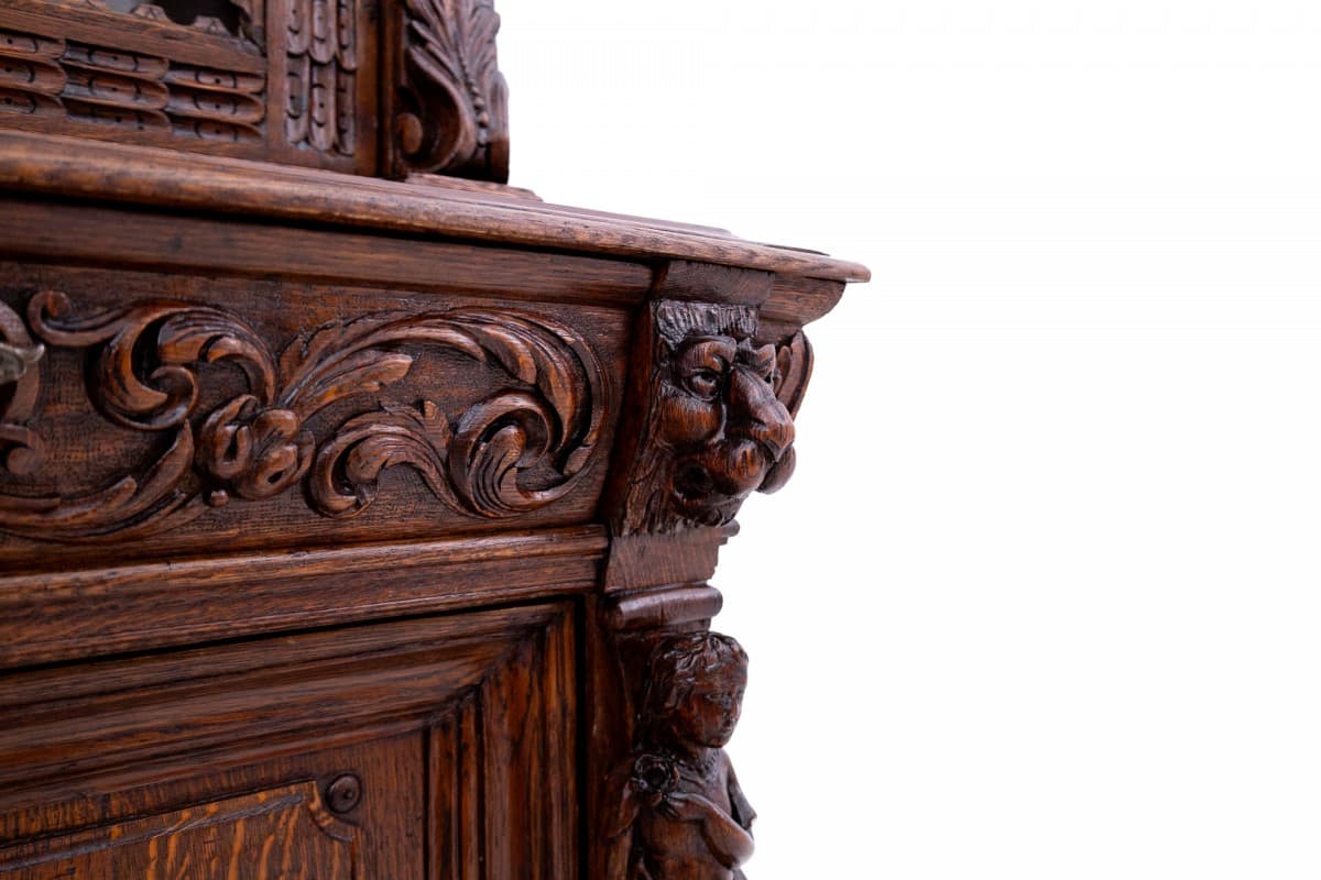 Dark Brown Baroque Sideboard, France, 1880s - 49612