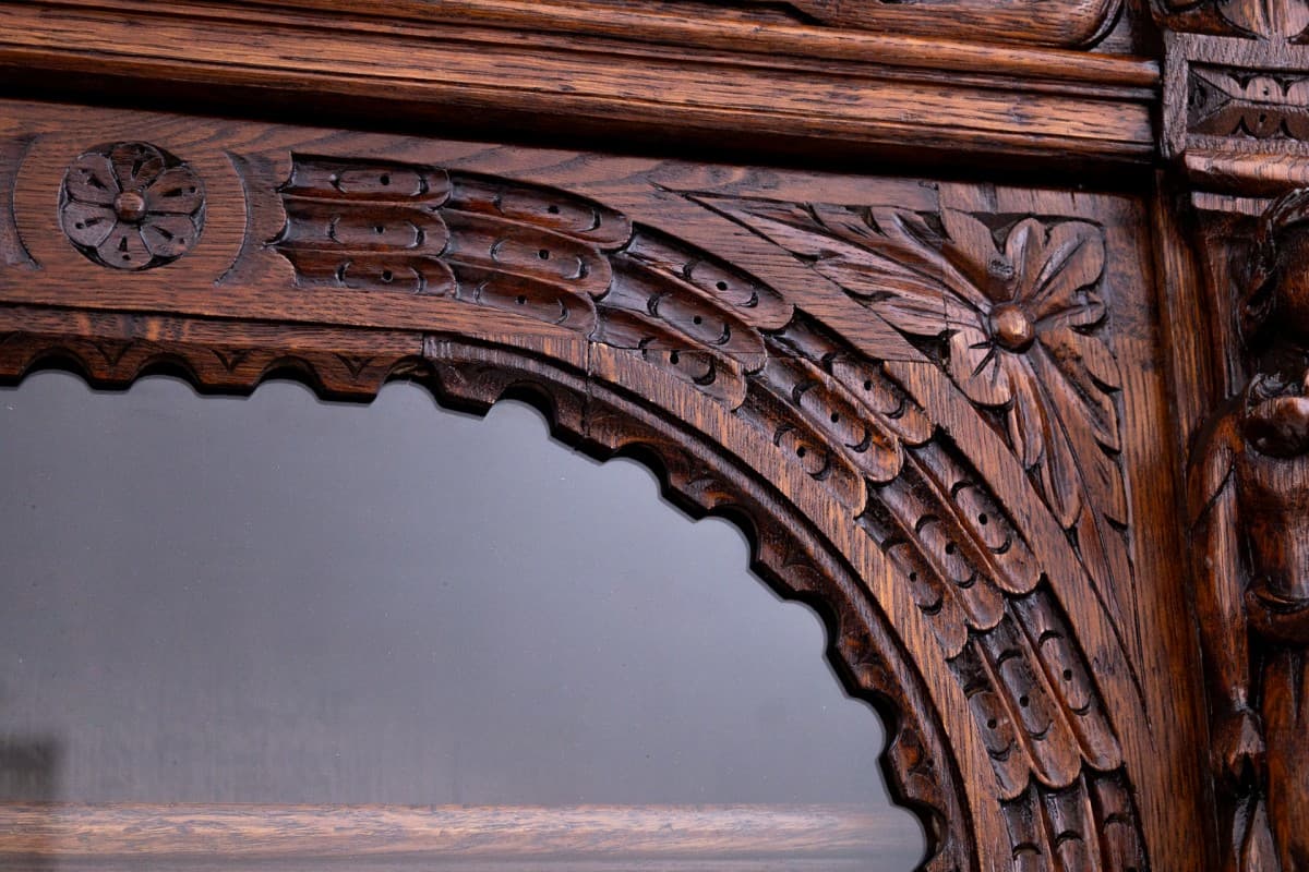 Dark Brown Baroque Sideboard, France, 1880s - 49609