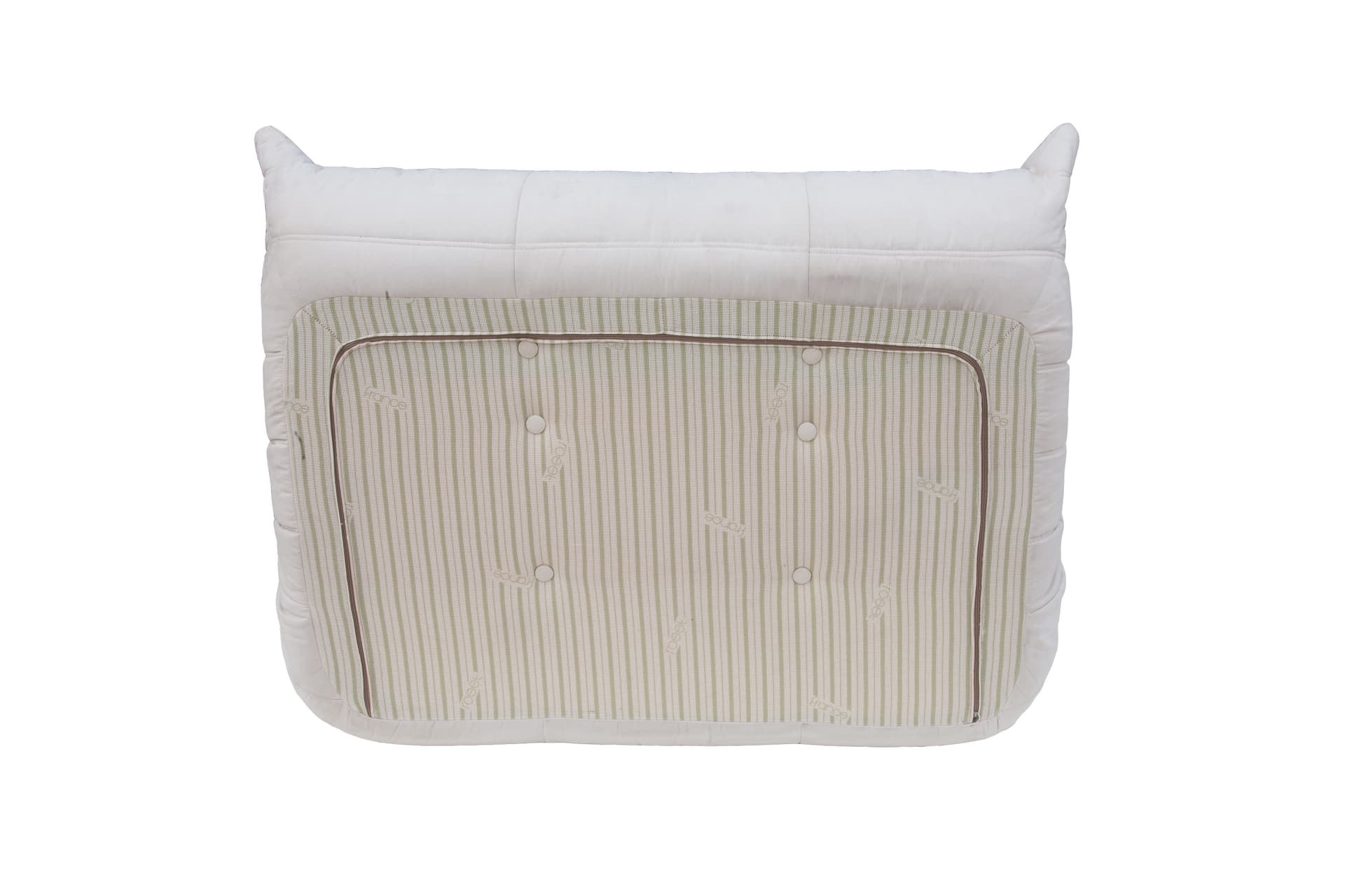 Sofa Togo dwuosobowa, mikrofibra off-white - 52417