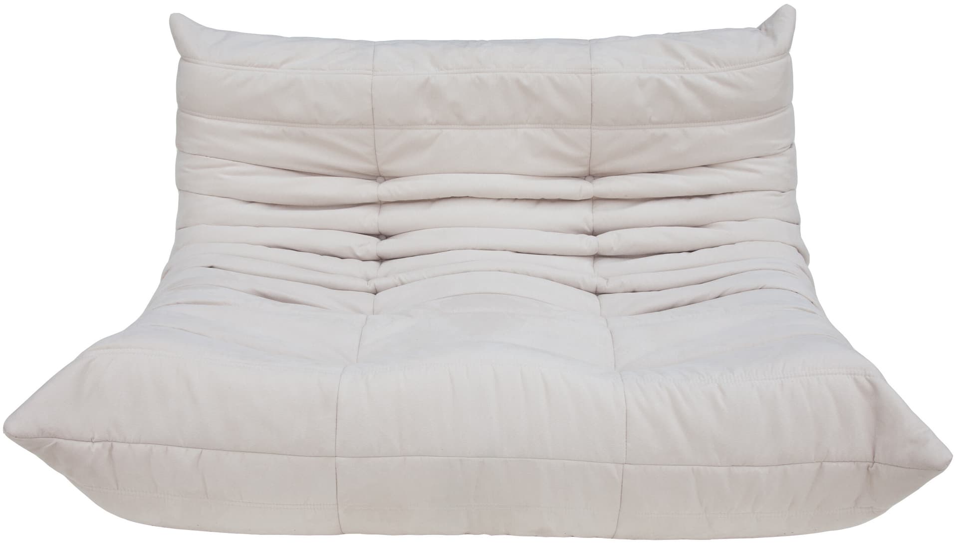 Sofa Togo dwuosobowa, mikrofibra off-white