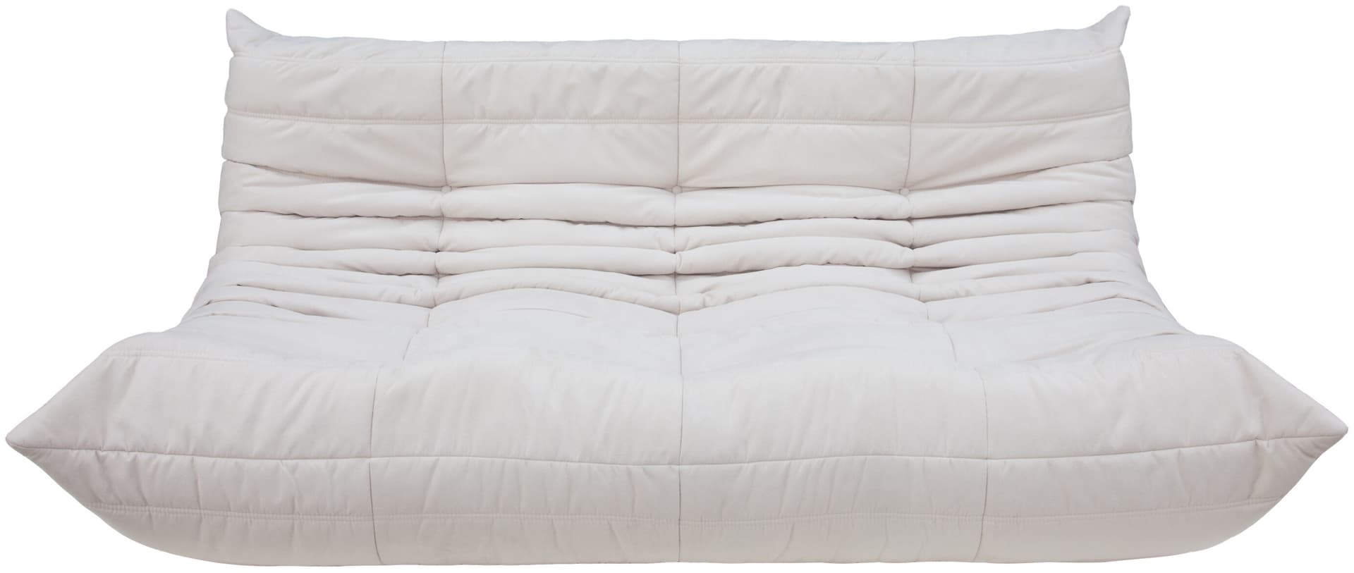 Sofa Togo trzyosobowa, mikrofibra off-white