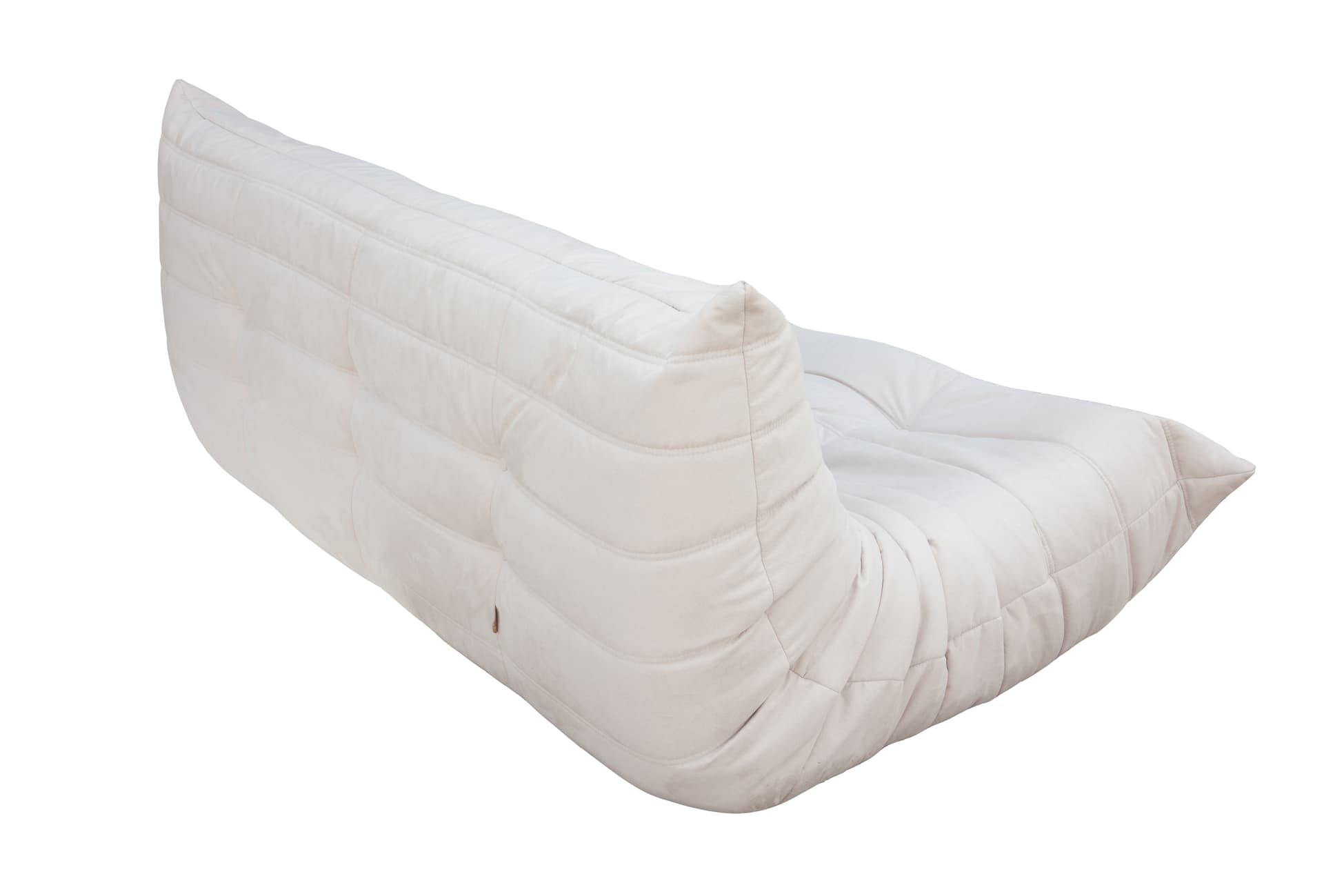 Sofa Togo trzyosobowa, mikrofibra off-white - 52405