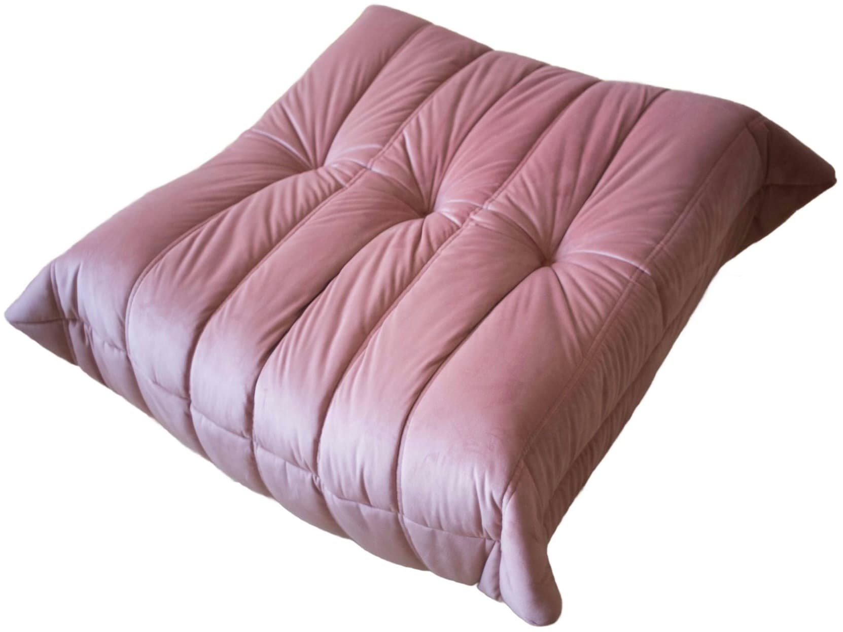 Podnóżek Togo, velvet perłowy róż