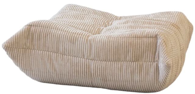 Podnóżek Togo, cord beżowy - WYMIARY