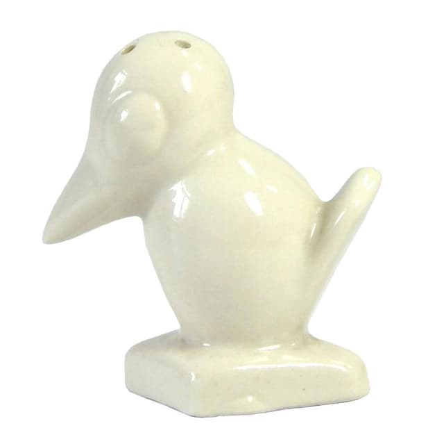 Ivory White Stork Salt Shaker, for Ćmielów, Poland, 1930s - DIMENSION